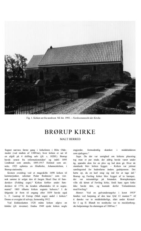 Brørup Kirke - Danmarks Kirker